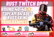 Rust Twitch Drops | 84 Skin | Full Set | Anında Rust Twitch Drops | 84 Skin | Full Set | Anında