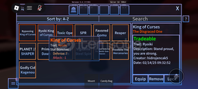 Ryoiki King of Curses/Sukuna