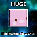 Huge Pink Marshmallow Chick