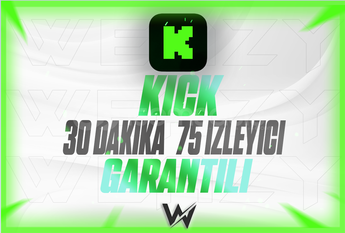 KICK GARANTILI 30 DAKIKA 75 IZLEYICI KICK GARANTILI 30 DAKIKA 75 IZLEYICI