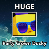 Huge Party Crown Ducky