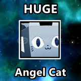 Huge Angel Cat