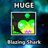 Huge Blazing Shark