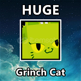 Huge Grinch Cat