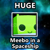 Huge Meebo in a spaceship