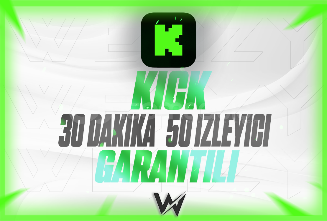 KICK GARANTILI 30 DAKIKA 50 IZLEYICI KICK GARANTILI 30 DAKIKA 50 IZLEYICI