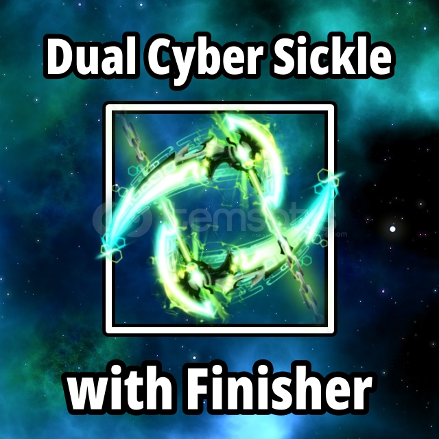 Dual Cyber Sickle Finisher Dual Cyber Sickle Finisher