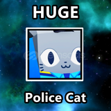 Huge Police Cat