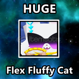 Huge Flex Fluffy Cat