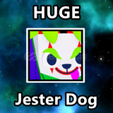 Huge Jester Dog