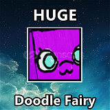 Huge Doodle Fairy