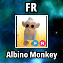 FR Albino Monkey ⭐ Adopt Me