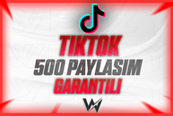 TIKTOK 500 PAYLAŞIM GARANTİLİ