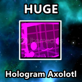 Huge Hologram Axolotl