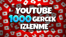 ✨YOUTUBE 1000 GERÇEK İZLENME✨GARANTİLİ