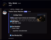 Gelişmiş STAT Botu - Slash Komutlu Yeni Yazılmış