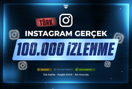 100.000 Türk Gerçek İzlenme - Etkili - Instagram