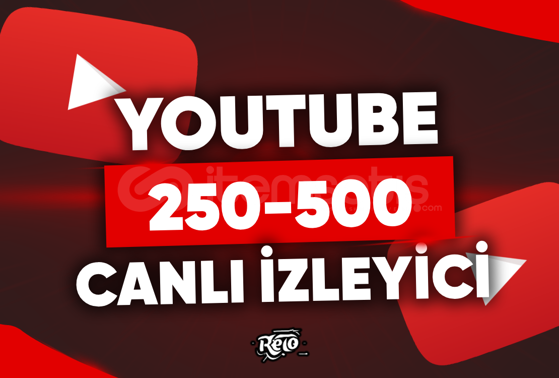 ⭐ SAATLİK ⭐ 250-500 Youtube Canlı İzleyici ⭐ SAATLİK ⭐ 250-500 Youtube Canlı İzleyici
