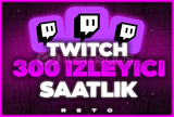 ⭐ SAATLİK ⭐300 İZLEYİCi TWITCH ⭐