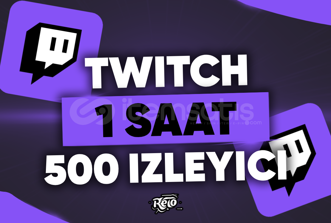 ⭐ SAATLİK ⭐ 500 İZLEYİCi TWITCH ⭐ ⭐ SAATLİK ⭐ 500 İZLEYİCi TWITCH ⭐