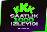 ⭐ SAATLİK ⭐ AKTİF 1 SAATLİK 1000 İZLEYİCİ