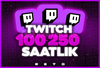 ⭐ SAATLİK ⭐ TWITCH 100-250 İZLEYİCİ