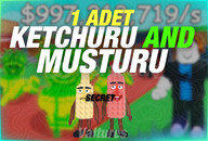 ⭐{ SAB } 1 Adet Ketchuru And Musturu