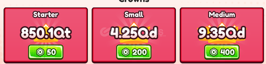 Saber Simulator 4.25Qd Crowns