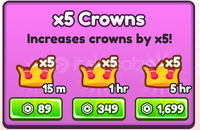 Saber Simulator 5X Crowns 1 Hour