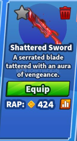 Shattered Sword (BLADE BALL)