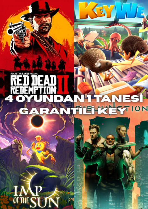 SADECE 4 OYUNDAN GARANTİLİ RANDOM KEY  SADECE 4 OYUNDAN GARANTİLİ RANDOM KEY