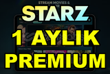 SADECE ÇALIŞANLAR Starz 1 aylık premium hesap