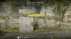 safari ağı ft parlak çıkartmalı