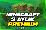 ⭐GARANTİLİ⭐ 3 Aylık Minecraft Premium