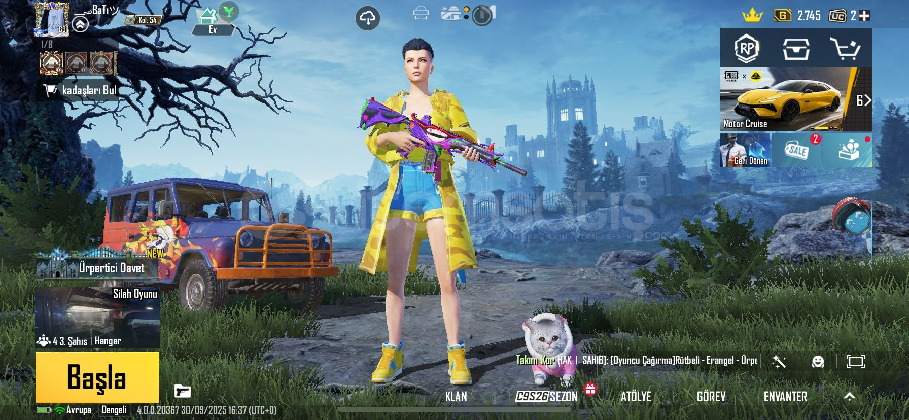 (PAZARLIK YAPILIR) Sağlam dolu temiz PUBG HESAP (PAZARLIK YAPILIR) Sağlam dolu temiz PUBG HESAP
