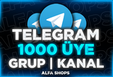 ⭐️(SAĞLAM) TELEGRAM 1000 ÜYE