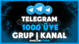 ⭐️(SAĞLAM) TELEGRAM 1000 ÜYE