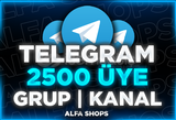 ⭐️(SAĞLAM) TELEGRAM 2500 ÜYE