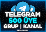 ⭐(TELEGRAM) 500 ÜYE | 