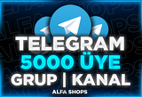 ⭐️(SAĞLAM) TELEGRAM 5000 ÜYE