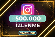 ⭐[SAĞLAYICI] 500.000 İNSTAGRAM İZLENME YMC+⭐