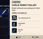 Sağlık iğnesi Taslağı