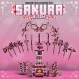 ⭐Sakura Bloom Animated Weapon Set⭐