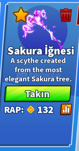 Sakura İğnesi -Blade ball