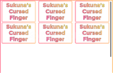 Sakura Stand 6,4,2 Cursed Finger