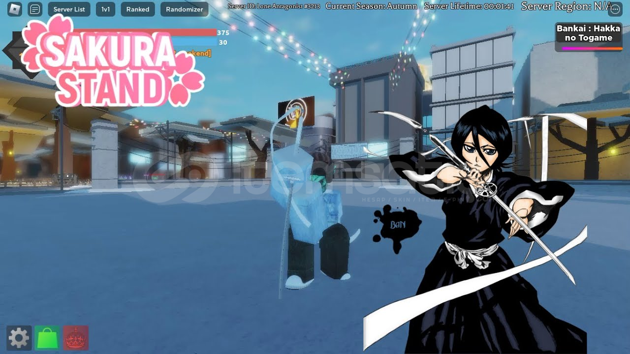 Sakura Stand Rukia Sakura Stand Rukia