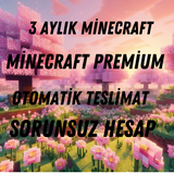 ⭐Minecraft 3 AYLIK PREMİUM HESAP⭐