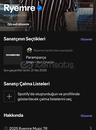SANATÇI HESABI SPOTİFY 
