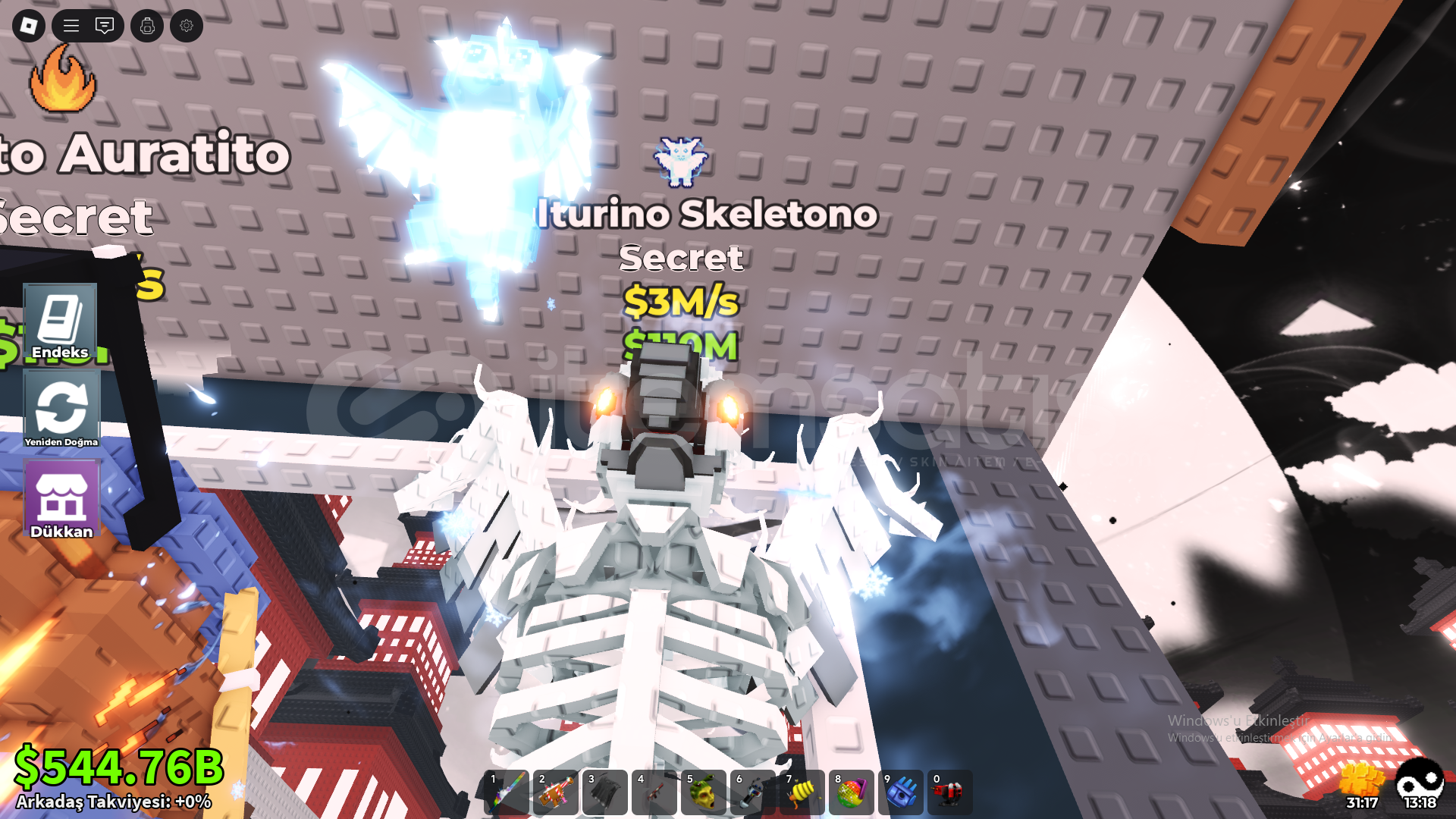 Saniyede 3m veren Vulturino Skeletono Saniyede 3m veren Vulturino Skeletono