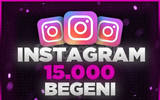 ⚡SANİYELİK⚡15000 İNSTAGRAM BEĞENİ